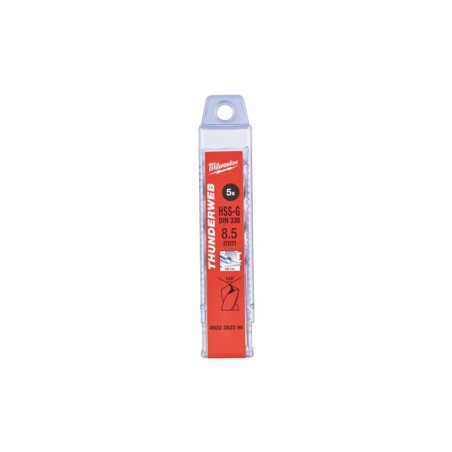 WIERTŁA DO METALU Ø DO 5 MM - 10 SZTUK  HSS-R - DIN 338
