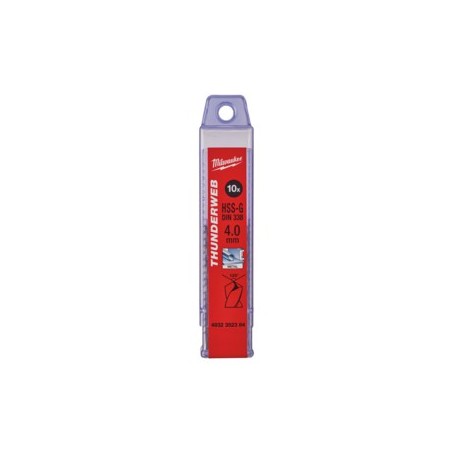 WIERTŁA DO METALU Ø DO 5 MM - 10 SZTUK  HSS-R - DIN 338