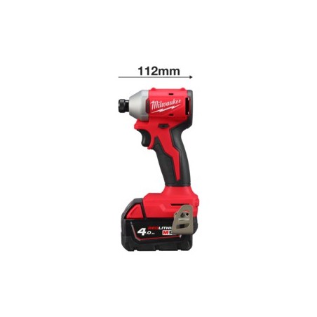 Zakrętarka udarowa 1/4" 18V Milwaukee M18BLIDRC-402C