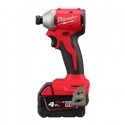 Zakrętarka udarowa 1/4" 18V Milwaukee M18BLIDRC-402C