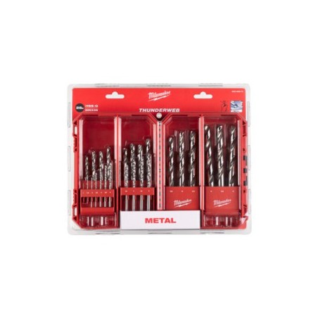 Zestaw wierteł do metalu HSSG Thunderweb Milwaukee 25 szt
