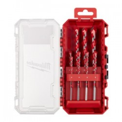 Zestaw wierteł udarowych do betonu 4 - 12 mm Milwaukee 8 szt