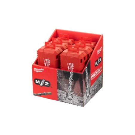 WIERTŁA Ø5 MM SDS-PLUS MILWAUKEE RX4 - 4 OSTRZOWE