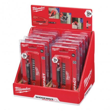 Kaseta bitów Milwaukee Drive Guide II Shockwave Impact Duty