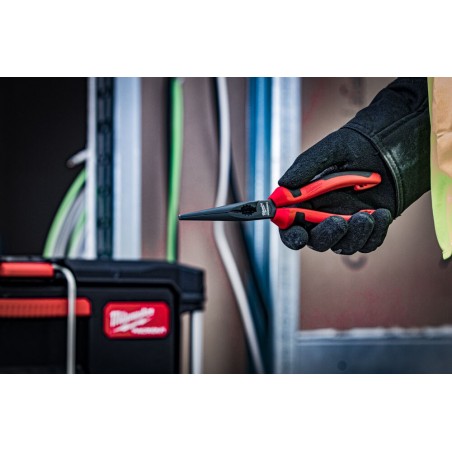 Szczypce długie okrągłe VDE 205 mm Milwaukee 4932464564