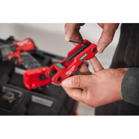 Zestaw składanych kluczy imbusowych Torx T9-T40 Milwaukee 8szt