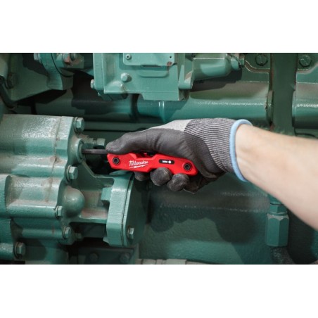Zestaw składanych kluczy imbusowych HEX 1,5-8 mm Milwaukee 8szt