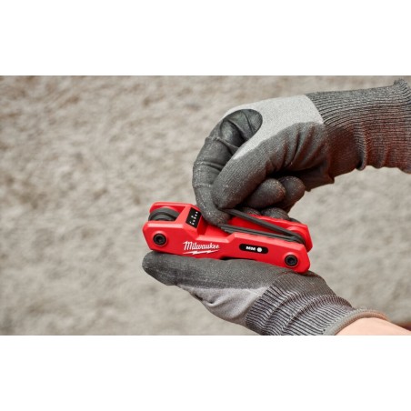 Zestaw składanych kluczy imbusowych HEX 1,5-8 mm Milwaukee 8szt