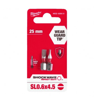 Bit udarowy Torx TX10 50 mm Milwaukee Shockwave Impact Duty