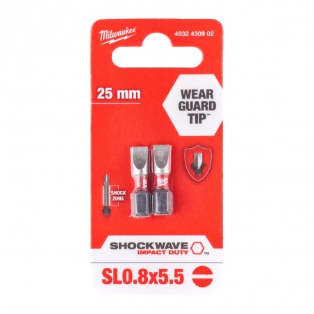 Bit udarowy Torx TX10 50 mm Milwaukee Shockwave Impact Duty