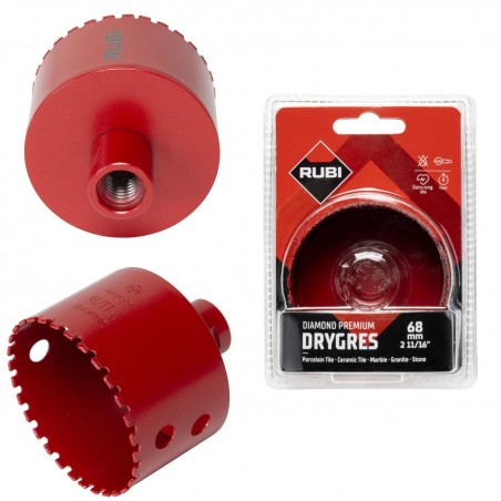 Otwornica wiertło diamentowa 68mm M14 Rubi 06978