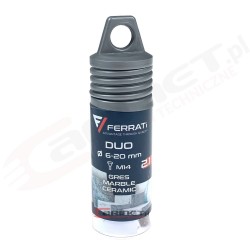Frez diamentowy do kamienia 6-20mmxM14 Ferrati Duo F30108