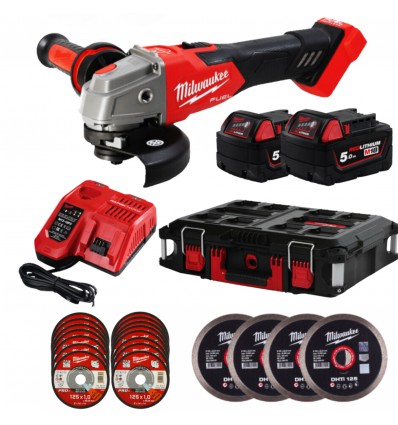 Szlifierka kątowa 18V 125 mm Milwaukee M18FSAG125X-0