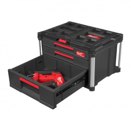 Skrzynia PACKOUT z 3 szufladami Milwaukee