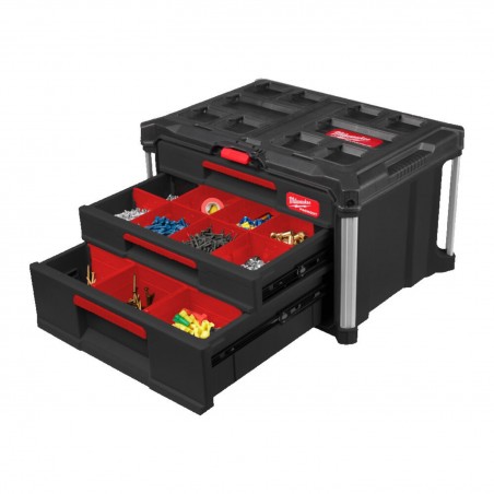 Skrzynia PACKOUT z 3 szufladami Milwaukee