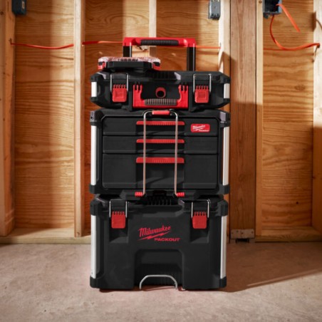 Skrzynia z  2+1 szufladami Milwaukee Packout