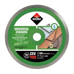 Tarcza diamentowa do płytek 180 x 25,4 mm Rubi CEV 180 PRO