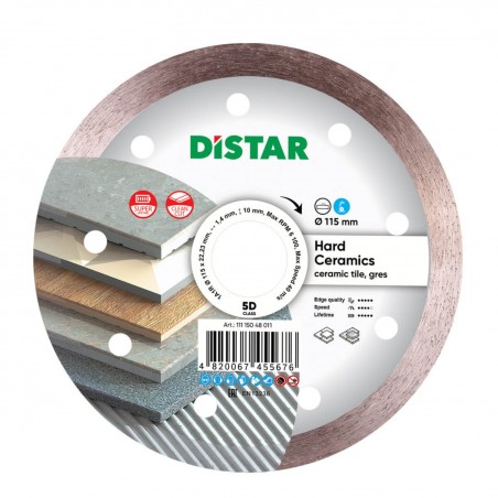 Tarcza diamentowa 115mm do płytek Distar Hard Ceramics Advanced