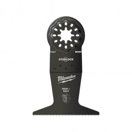 Brzeszczot do cięcia wgłębnego drewna z gwoździami 65 mm Milwaukee 50 sztuk