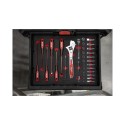Wkładka do szuflad Packout z nasadkami, wkrętakami oraz z  kluczem nastawnym Milwaukee 35 el