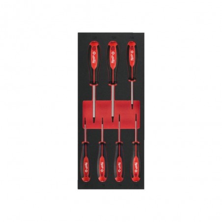Wkładka piankowa z wkrętakami Torx T7 - T25 do wózków narzędziowych Milwaukee