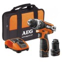 Kompaktowa wkrętarka 12V AEG BS 12C2LI-152B + 2xAKU + ład + torba