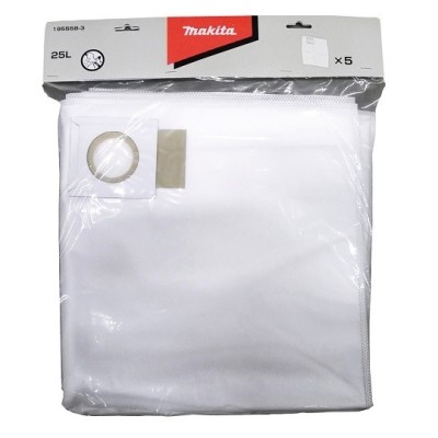 Worki papierowe 25l do odkurzaczy przemysłowych Makita 83133B8K, 5 szt