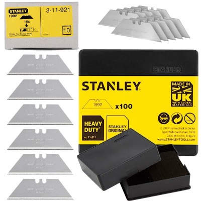 Długie ostrza trapezowe 62mm Stanley 1-11-921 100szt