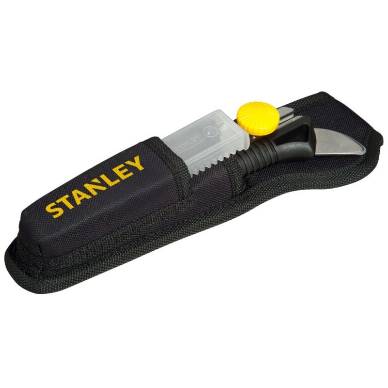 Nożyk 18 mm + ostrza łamane + etui Stanley STHT7-10220