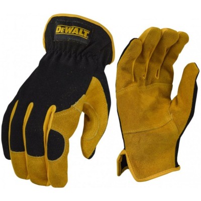 Rękawice robocze wzmocnione ze skóry bydlęcej L-10 Dewalt DPG216L 1para
