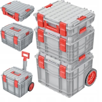 Zestaw skrzyń narzędziowych na kółka 450x380x800mm c-block pro Kistenberg KXCS454080-4C