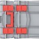 Zestaw skrzyń narzędziowych na kółka 450x380x800mm c-block pro Kistenberg KXCS454080-4C