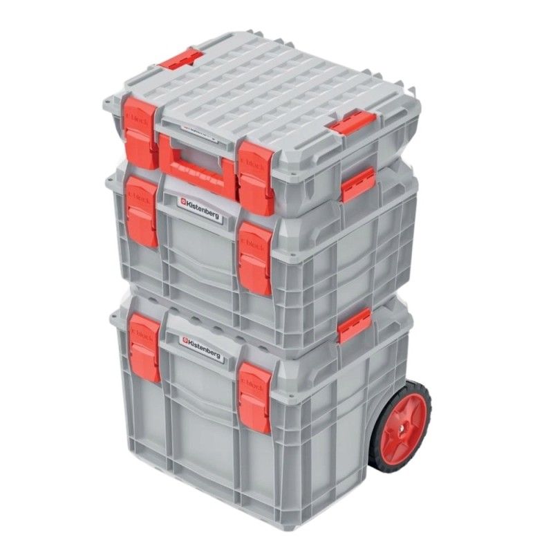 Zestaw skrzyń narzędziowych na kółka 450x380x800mm c-block pro Kistenberg KXCS454080-4C