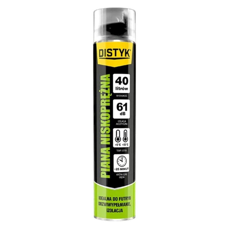 Piana pistoletowa montażowa niskorozprężna Prodi Pu 750ml Distyk 40222BDPL
