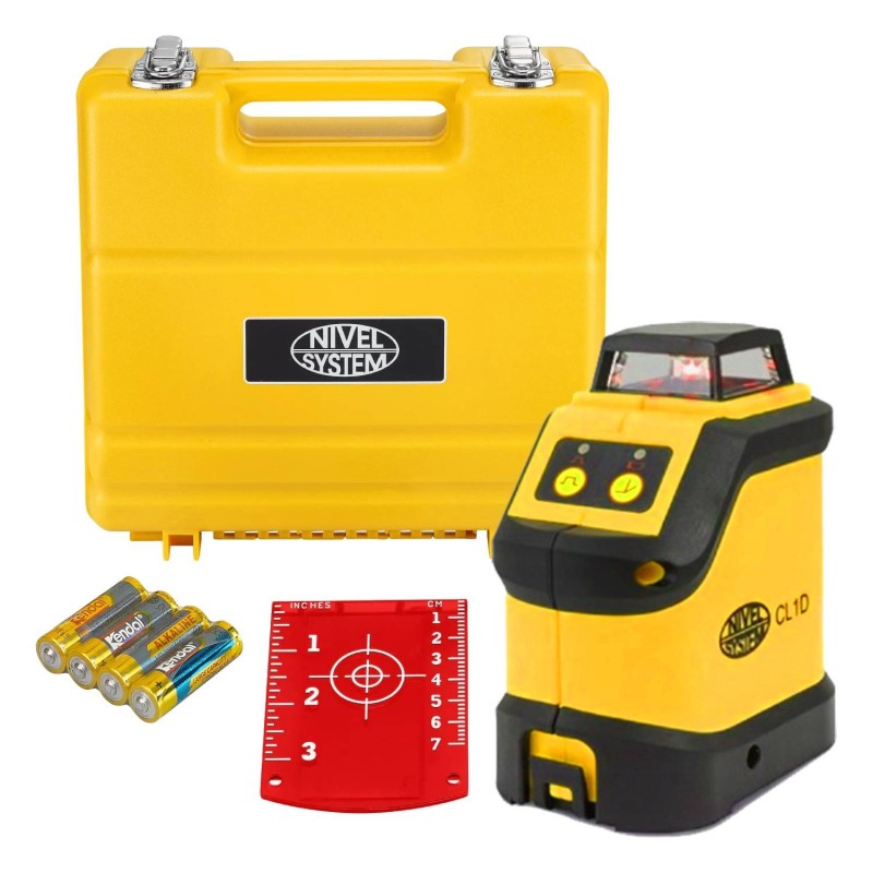 Laser krzyżowy czerwony 2x360° Nivel System CL1D