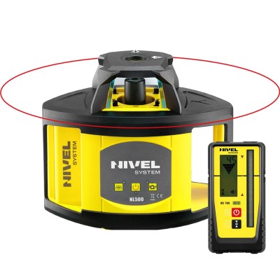 Niwelator laserowy obrotowy z czujnikiem Nivel System NL500 DIGITAL
