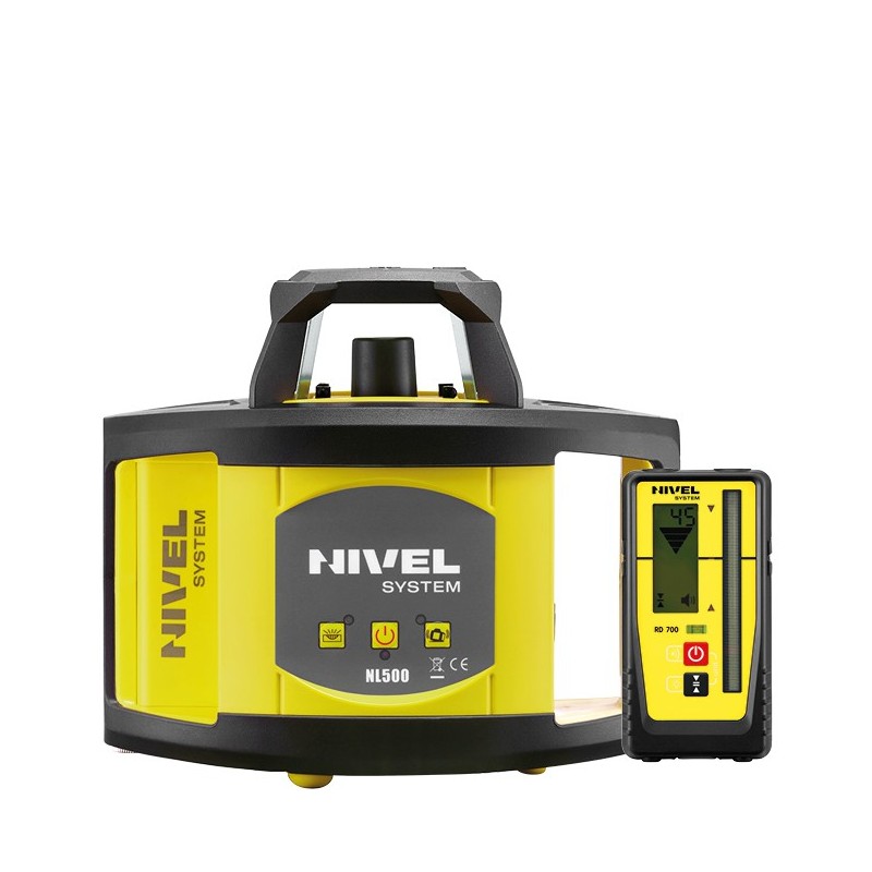 Niwelator laserowy obrotowy z czujnikiem Nivel System NL500 DIGITAL