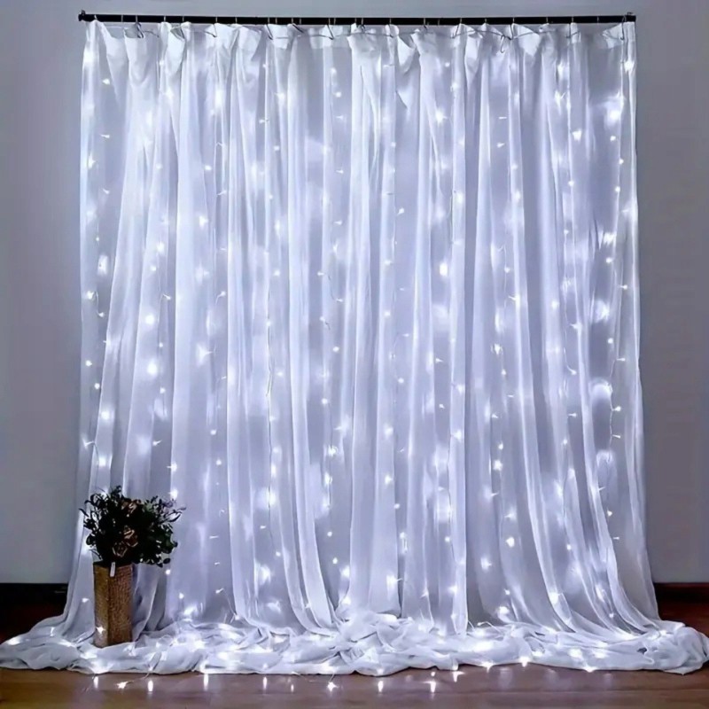Kurtyna świetlna LED 3x3m choinkowe światełka świąteczne