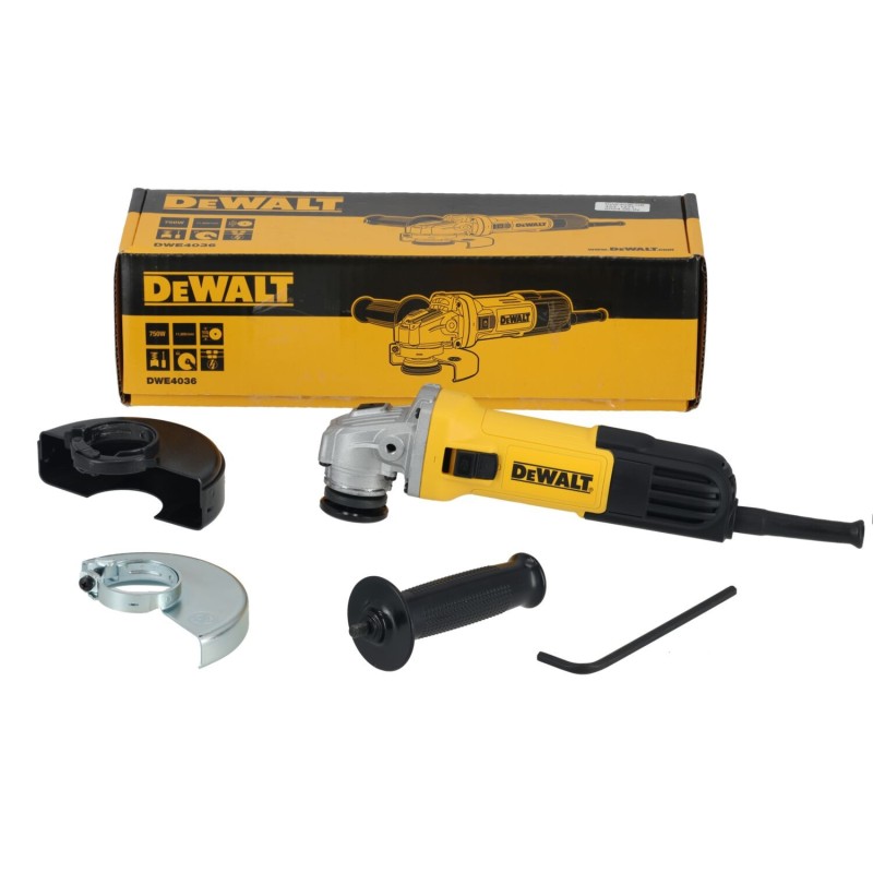 Szlifierka kątowa 115mm 750W DeWalt DWE4036