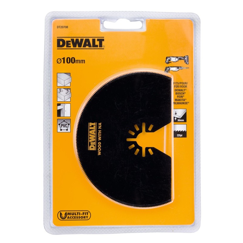 Półokrągły brzeszczot do multinarzędzia DeWalt DT20708-QZ