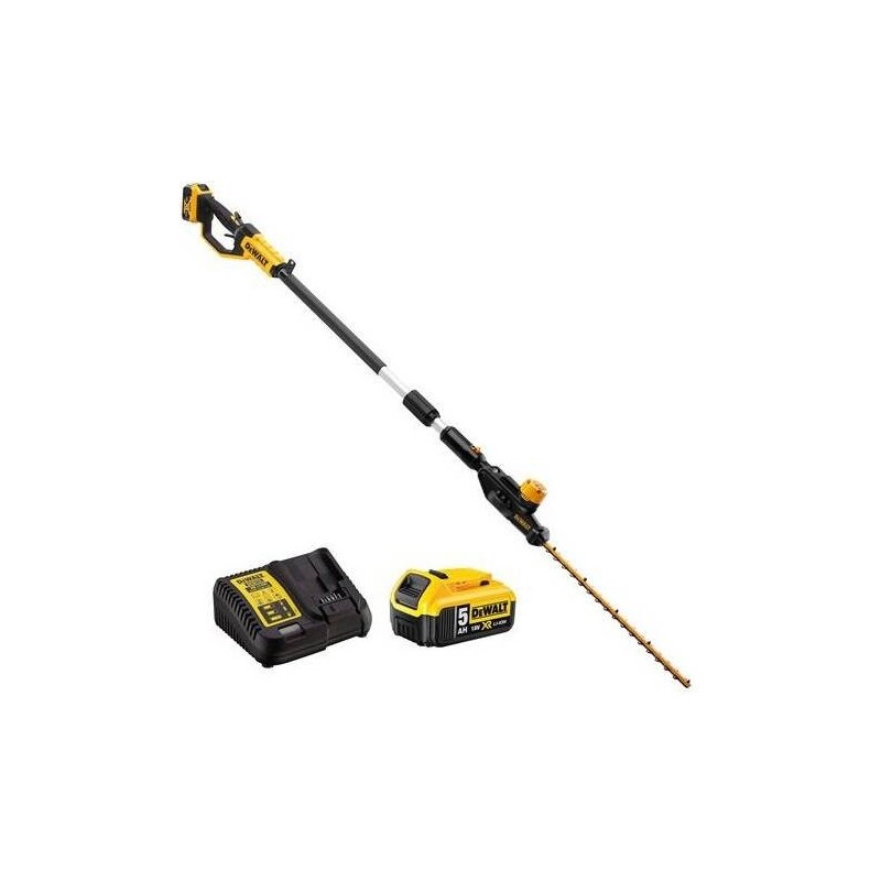Nożyce do żywopłotu na wysięgniku Dewalt DCMPH566P1