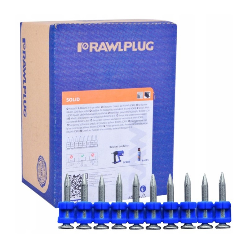Gwoździe do betonu 22mm do SC40II Rawlplug SPG-R-KNC-6/22