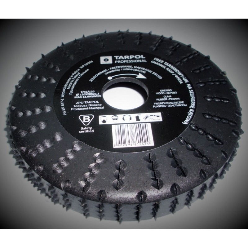 Tarnik frezowy frez-un 120mm TARPOL T/42/120