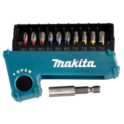 Zestaw końcówek wkrętakowych skrętnych Impact Premier 11 szt MAKITA E-03567