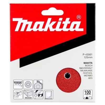 Papier szlifierski śr. 125 mm, 100G MAKITA P-43561