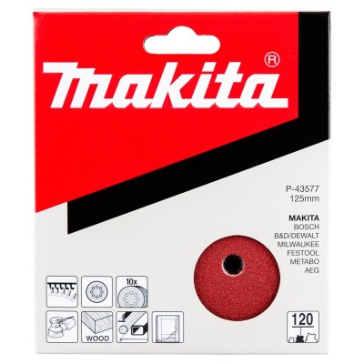 Papier szlifierski śr. 125 mm, 100G MAKITA P-43561