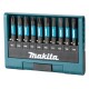 Zestaw końcówek wkrętakowych Impact Black 10 szt. MAKITA E-12011