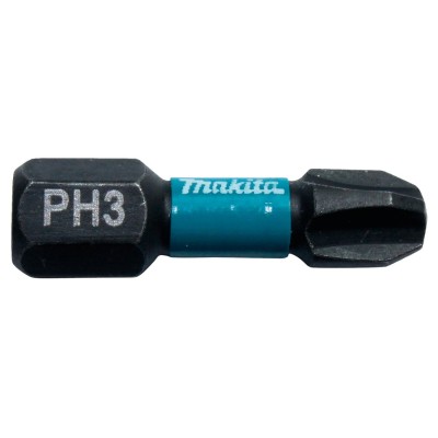 Końcówka wkrętakowa Impact Black, PH2, 25 mm, 2 szt MAKITA B-63616