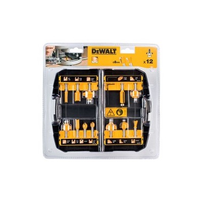 Zestaw frezów 12 Elementów DEWALT DT90016-QZ