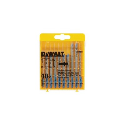 Zestaw brzeszczotów do metalu 10 sztuk DEWALT DT2292-QZ